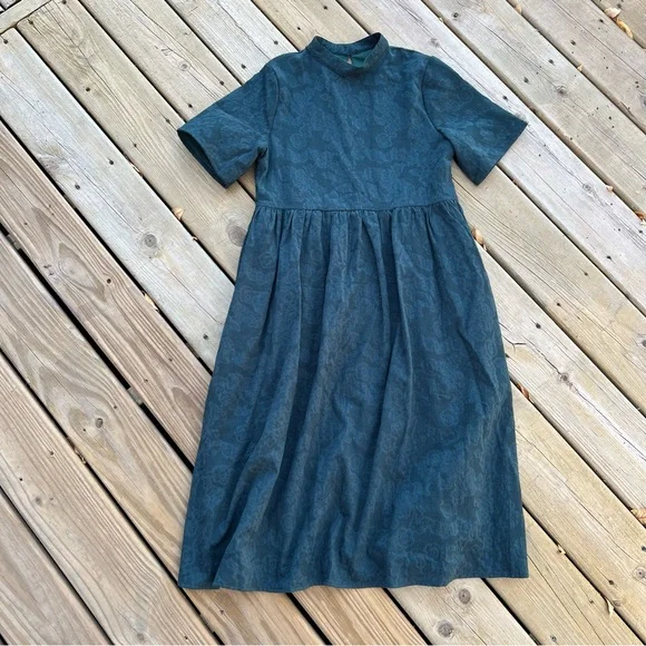 Minette Forest Green Dress - Picture 4 of 7